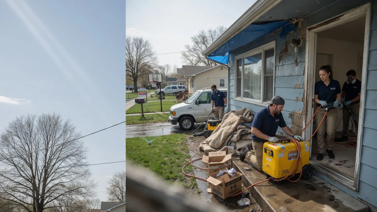 Basement Flood Cleanup in Versailles, NY near me